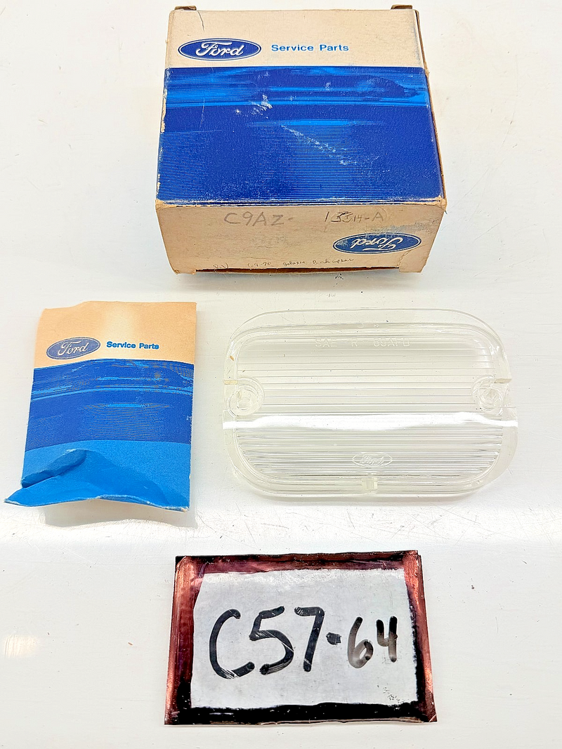 NOS 1969 - 1970 FORD Galaxie Backup Light Lens C9AZ-15514-A C57-64