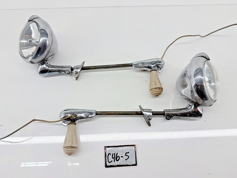 Vintage Unity Model H1 Spotlight Matching Pair Left Right Buick Olds C46-5