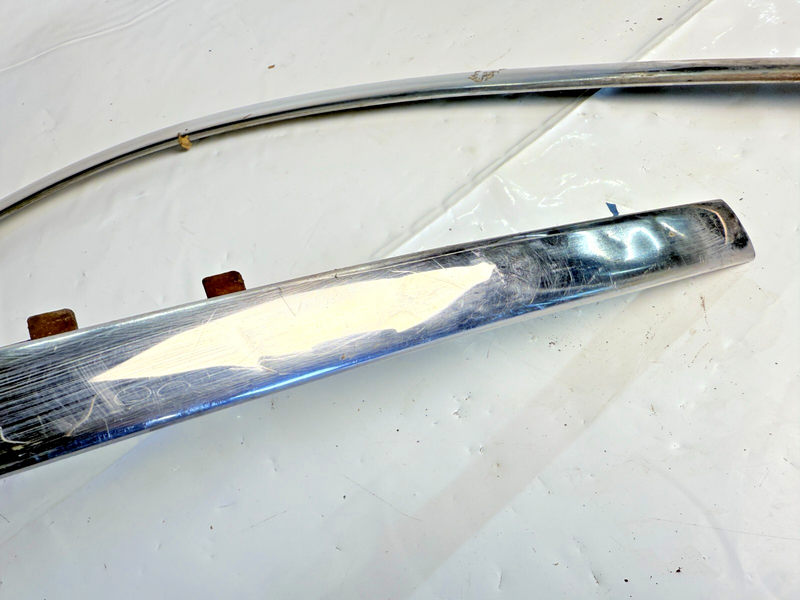 OEM 1959 1960 IMPALA PAIR LOWER WINDSHIELD TRIM MOULDINGS EL CAMINO S1-45