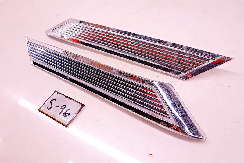 OEM 1965 Mercury COMET PAIR C Pillar Roof Moldings C5GB-62517A20-A S-96