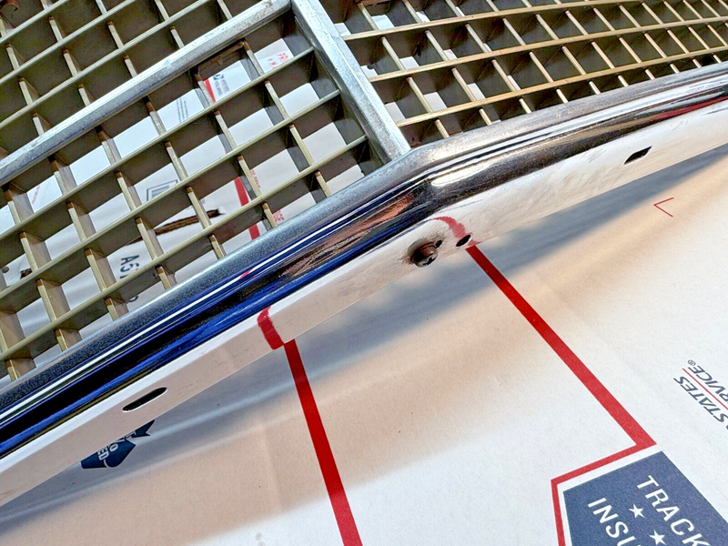 OEM MERCEDES W115 1968 - 73 FRONT GRILLE CHROME ALUMINIUM PROTECTIVE GRILLE P3