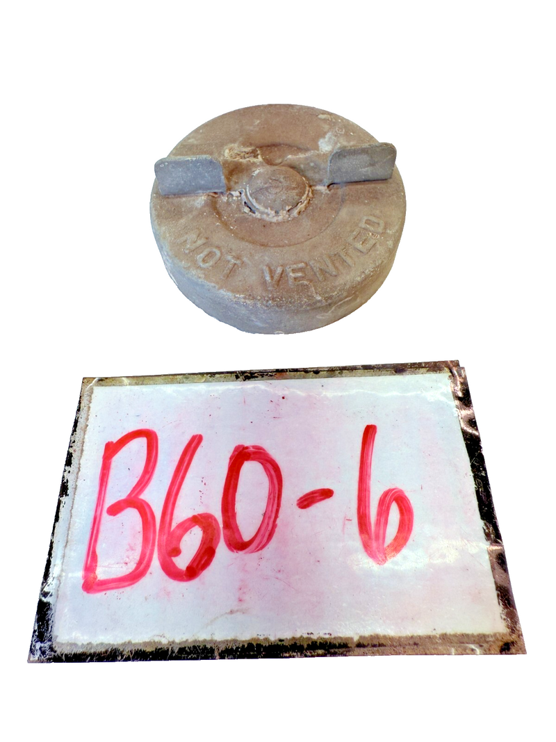 OEM 1958 Chevy Impala Pontiac Bonneville Stant Gas Cap Fiber Non-vented 58 B60-6