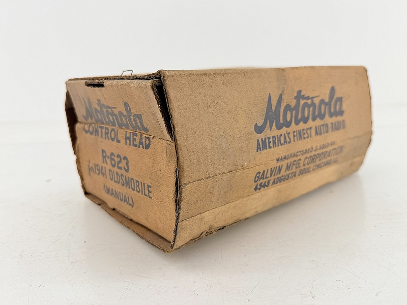 NOS Motorola R-623 1941 Oldsmobile Radio Control Head Complete Galvin Box B69-55