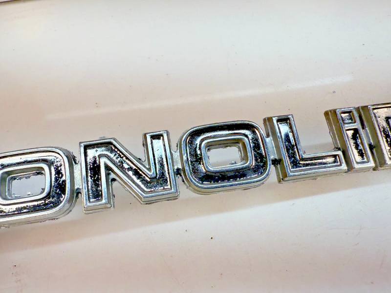 75 - 80 Ford OEM D5UB-1125632-A Econoline Van Rear Quarter Panel Emblem B32-281