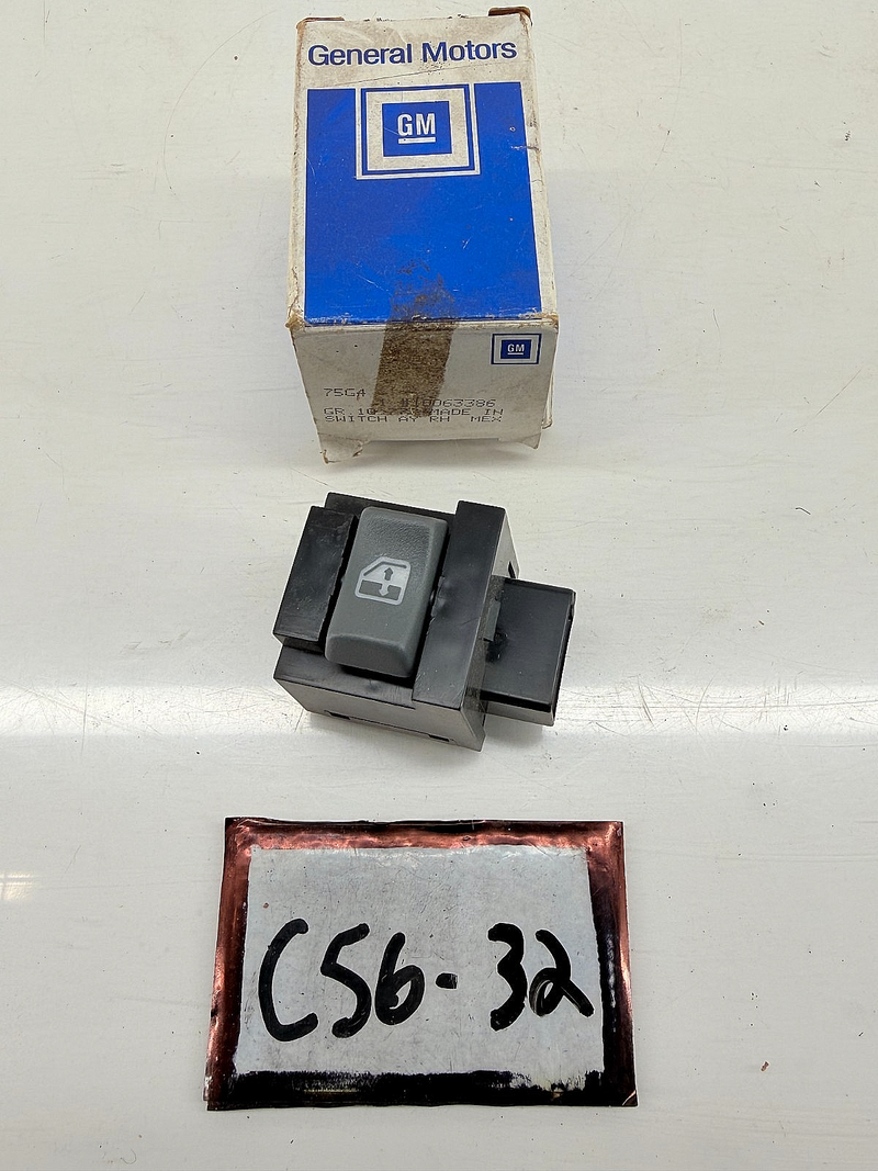 OEM 1990 - 1993 PONTIAC GRAN PRIX DOOR WINDOW SWITCH RIGHT RH 10063386 C56-32