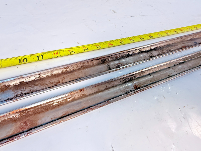 ORIGINAL 1956 CHEVROLET BEL AIR  Pair of FRONT DOOR TRIM Moulding S1-74