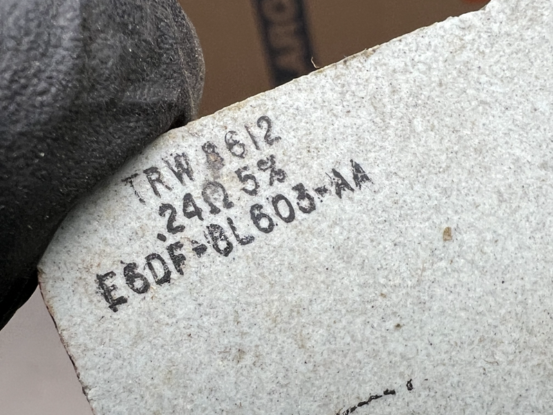 NOS FORD Engine Cooling Fan Control Resistor E6DF-8L603-AA B30-123