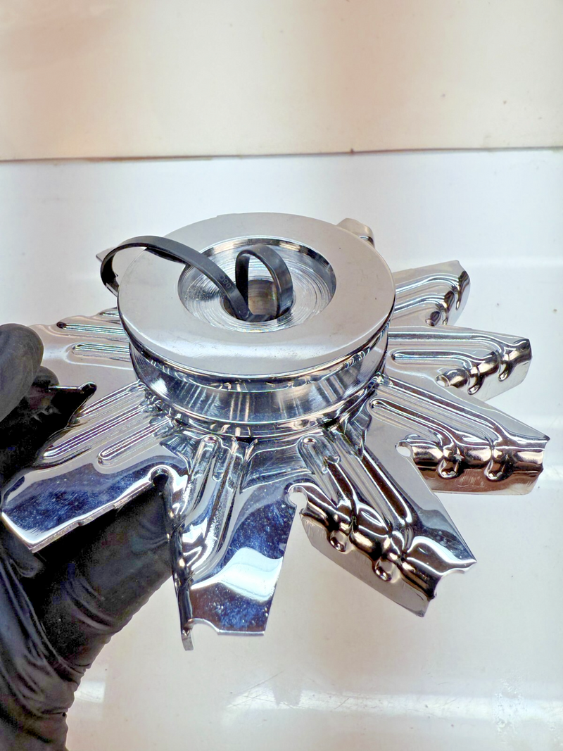 PULLEY & FAN CHROME DELCO 10SI 12SI 15SI ALTERNATOR CHEVROLET BUICK FORD B69-27