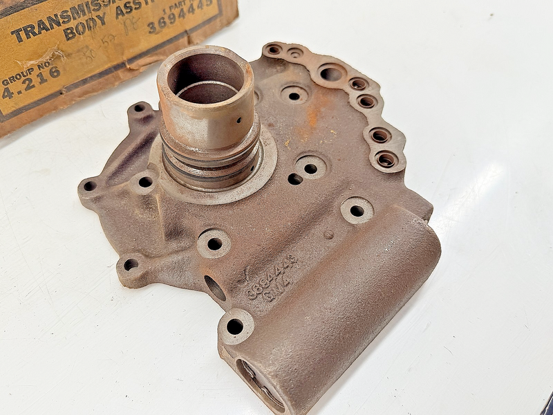 NOS GM 3694445 Cast Iron Powerglide Valve Body 1950 1952 Chevrolet Transmission