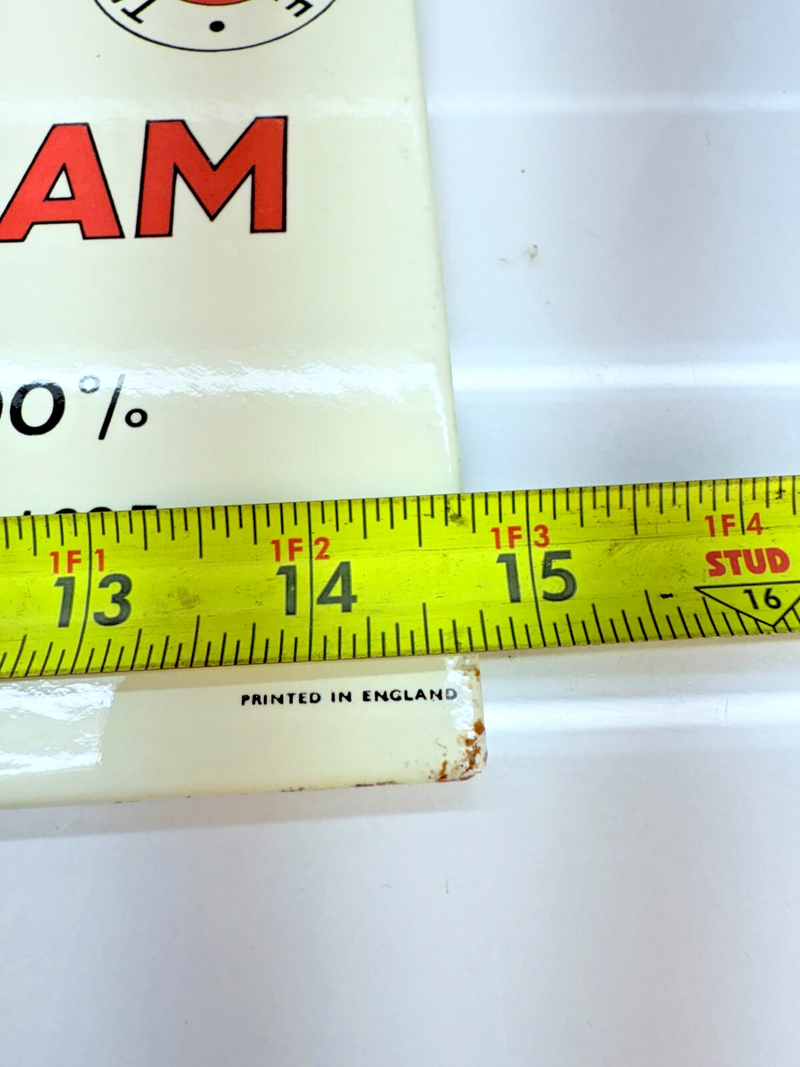 **RARE** Vintage Original COMOYS GRAND SLAM Pipe Patent Tobacco Tin Sign