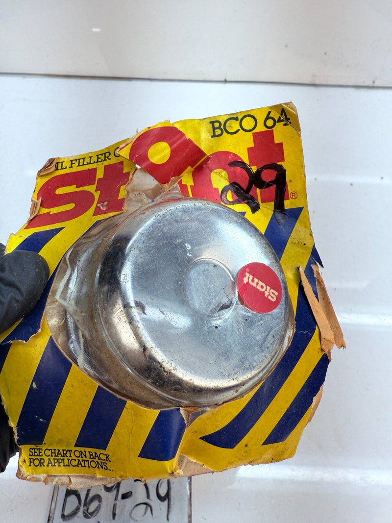 NOS Vintage Stant Oil Filler Cap for 1959 - 1964 Ford Pass & Trucks BCO64 B69-29