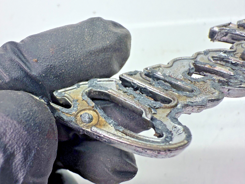 Vintage OME Mercury Script Car Emblem Logo Trim 5”  Metal D3MB8B357 B32-138