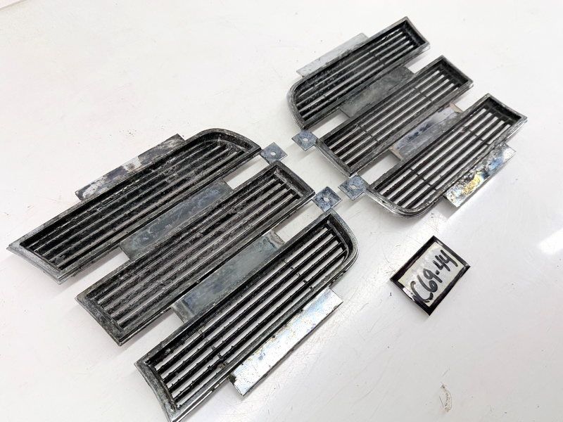 OEM 1969 Camaro RS Headlight Inner Chrome Doors 3958005 LH 3958006 RH C69-44