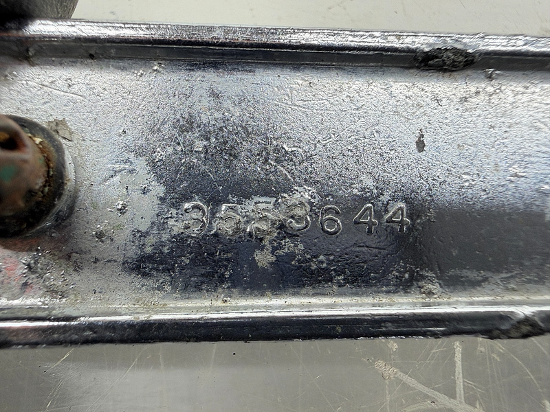 OEM 1965 - 1970 AMC 220 440 EMBLEM HOUSING CHROME WITH PINS 3553644 E9-31