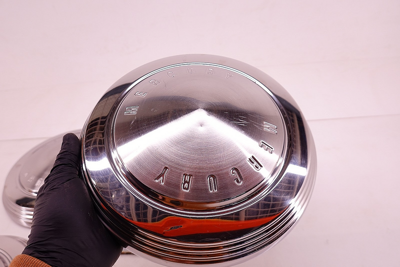 NOS 1960 - 1966 MERCURY COMET CYCLONE SET DOG DISH HUBCAPS WHEEL COVERS C53-15