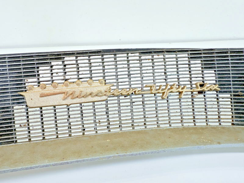 1956 CADILLAC SEDAN COUPE DEVILLE DASH MOLDINGS RADIO HEATER BEZEL TRIM B45-33