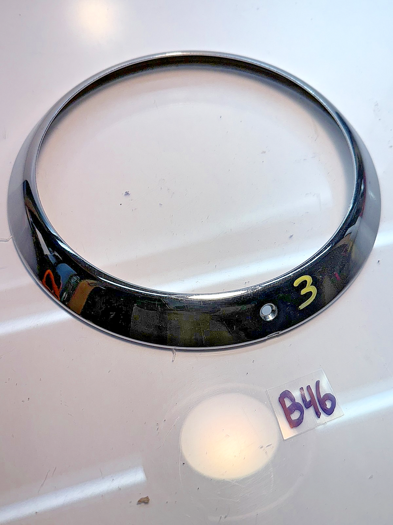 Original 1948 - 1952 Ford F1 Chrome Headlight Ring Bezel F-1 B46-3