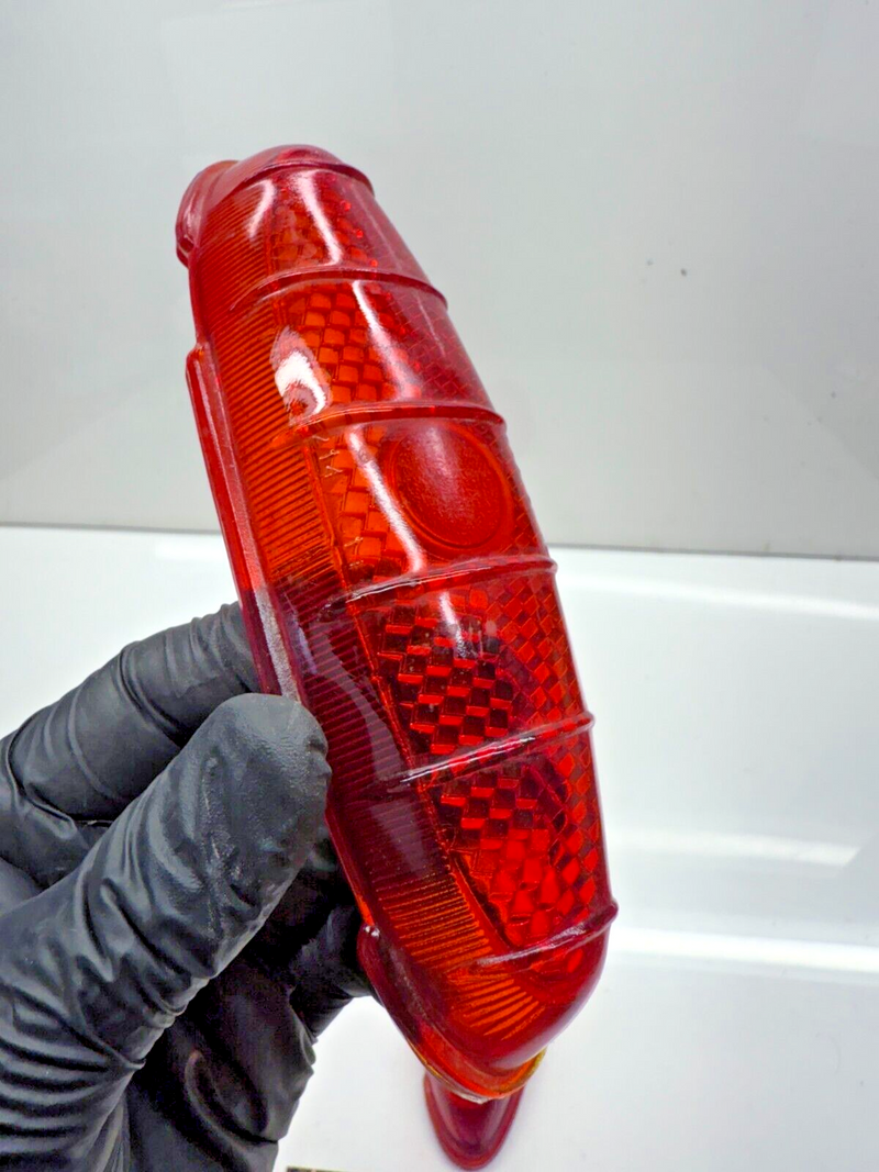 OEM 1940 - 1950 Ford Glass Tail Light Lens Glo-Brite / Stimsonite 214-314 C22-28
