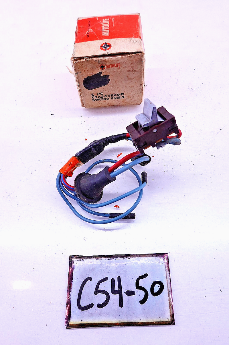 NOS OEM 1967 FORD GALAXIE Fairlane Mustang POWER WINDOW SWITCH C7AZ-14540 C54-50