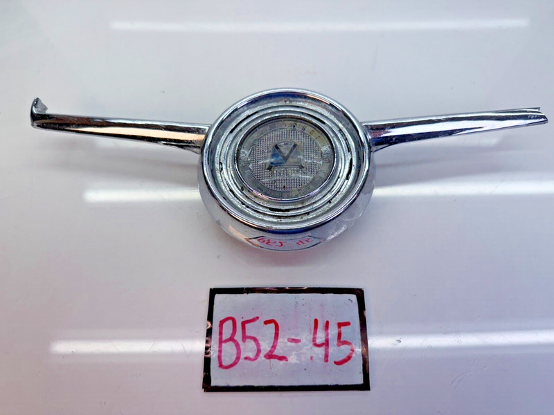 OEM 1954 FORD CAR ORIGINAL MASTER GUIDE POWER STEERING HORN RING BUTTON B52-45