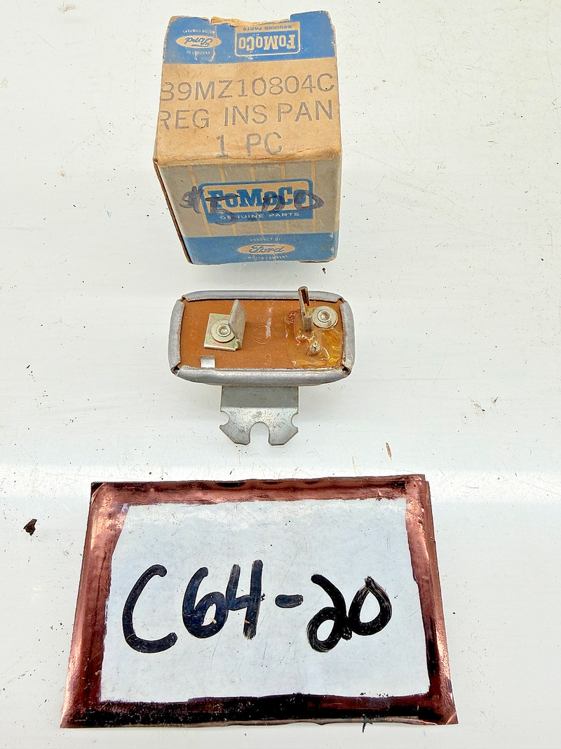 NOS 1960 - 1972 FORD MUSTANG FALCON INSTRUMENT VOLTAGE REGULATOR B9MZ-10804-C