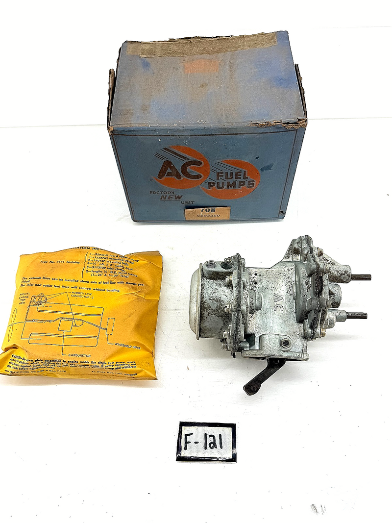 NOS AC 1955 1956 1957 Chevrolet V8 Dual Action Fuel Pump 4141 5593259 F-121