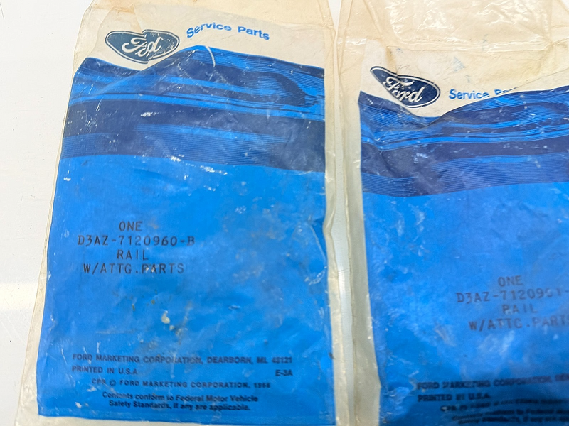 NOS 1973 Ford Galaxie PAIR Rail Moulding D3AZ 7120960-B C57-50