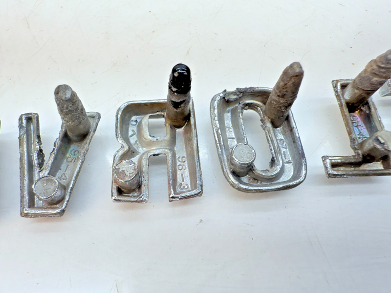 OEM 1960 1961 Chevy Impala Bel Air Chrome HOOD LETTERS "CHEVROLET" 60 61 E5-71