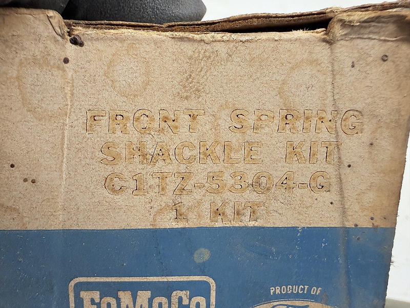 NOS 1961 Ford Truck Front Spring Shackle Kit (Partial Kit) C1TZ-5304-G C52-29