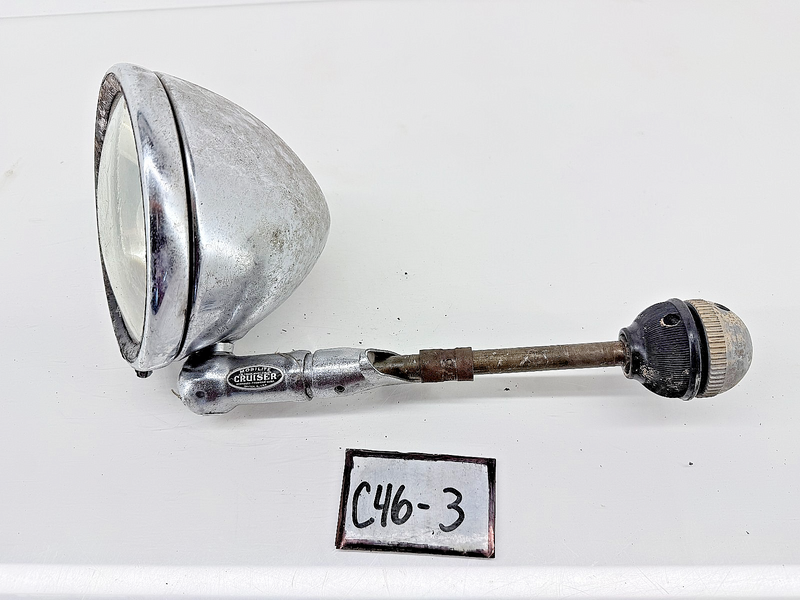 Vintage Mobilite Cruiser Hot Rod Rat Rod Police Thru Post Car Spot Light C46-3
