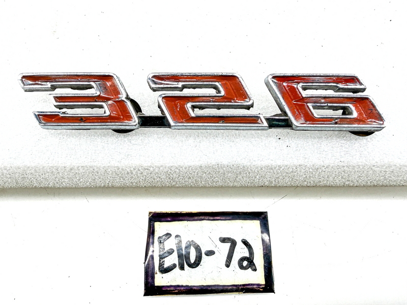 OEM 1966 1967 PONTIAC TEMPEST LEMANS FIREBIRD 326 FENDER EMBLEM 9787904 E10-72
