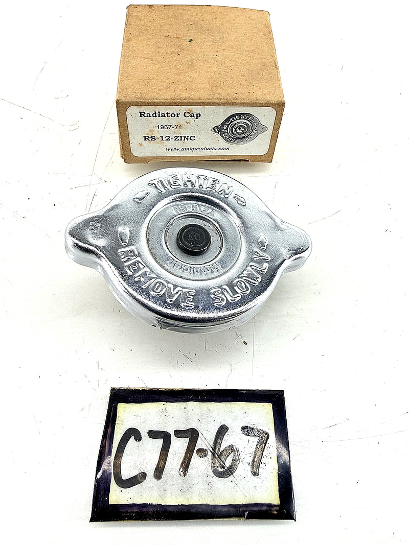 OEM 1967 - 1971 FORD RADIATOR CAP MOTORCRAFT STYLE C9ZZ8100A 1969 MUSTANG C77-67