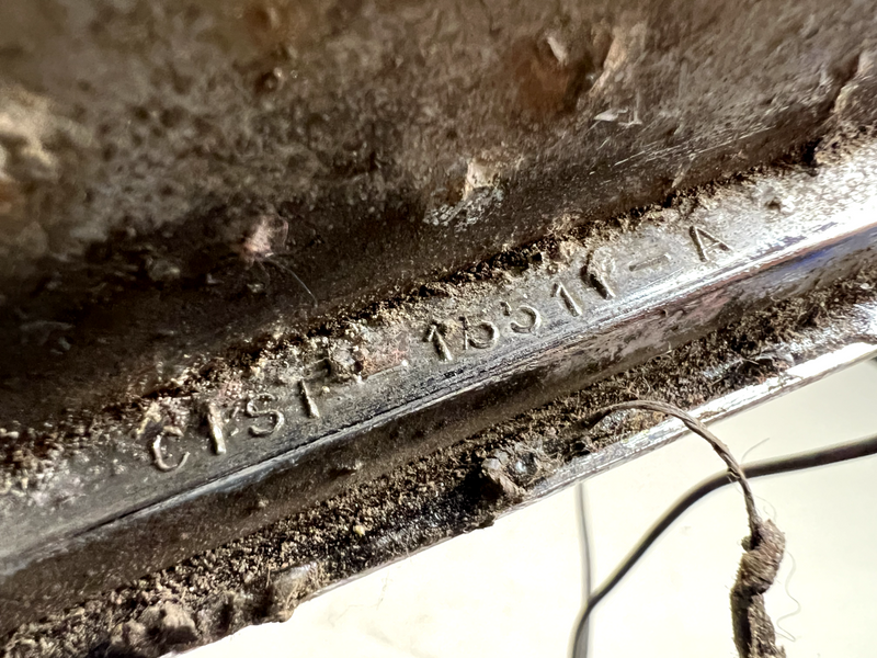 FORD THUNDERBIRD REAR BUMPER BACKUP LIGHT HOUSINGS 1961-1963 OEM U1C-B9-4