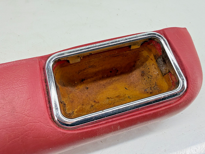 OEM 1964 Mercury Comet Caliente Cyclone RED LH REAR QUARTER ARM REST C50-27