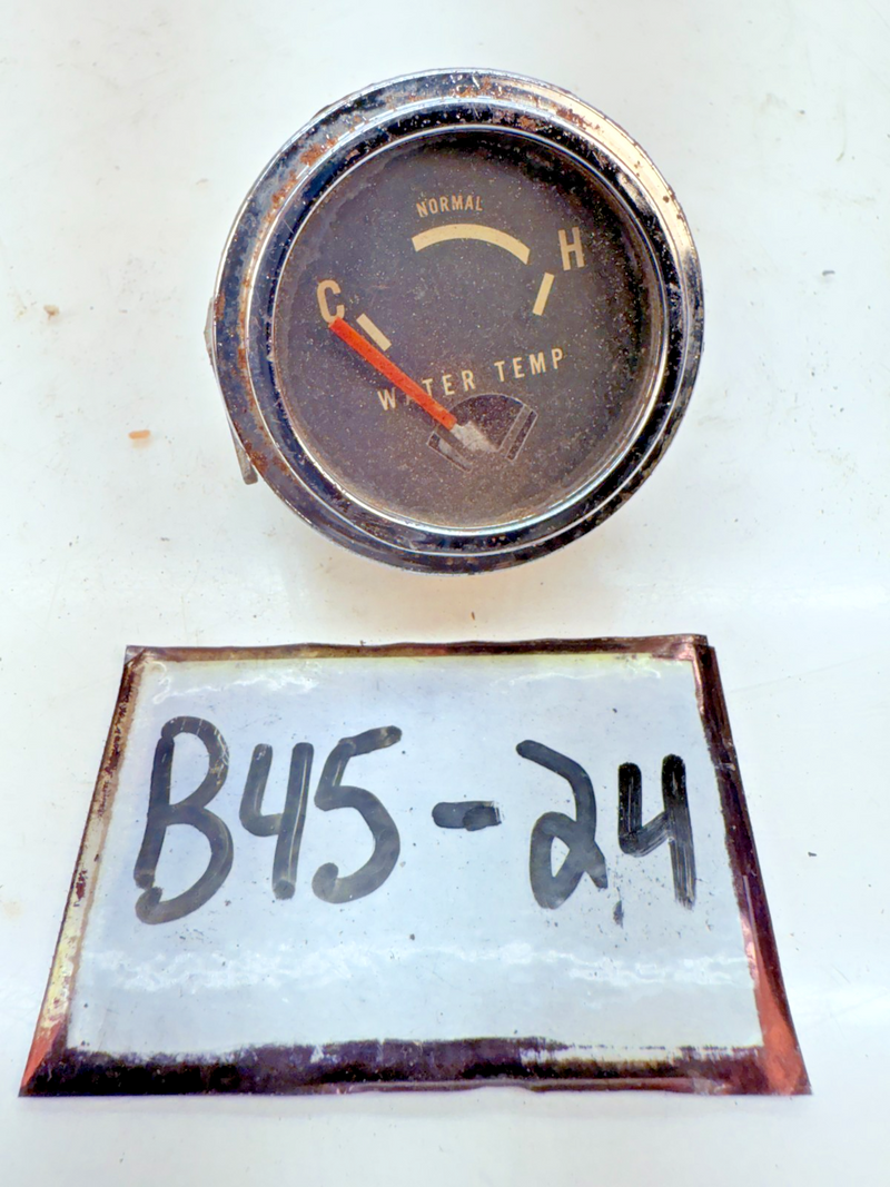VINTAGE ORIGINAL Stewart Warner 819417 2” Water Temperature Gauge B45-24