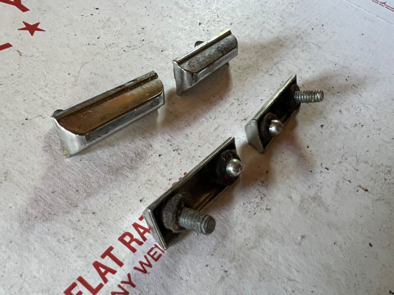 Original 1962 Ford Thunderbird Deluxe Rear Set CHROME Side Trim Molding *CLEAN*