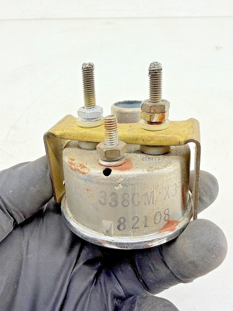 Vintage Stewart Warner Marine Deluxe Ammeter 60 Amp 1960s Boat SW 826538 C39-62