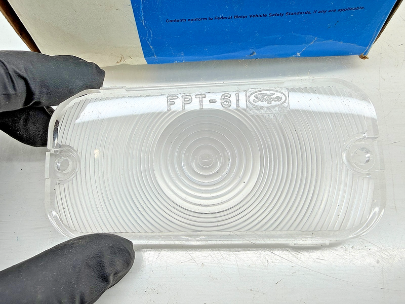 NOS 1961 - 1967 Ford Galaxie F100 Thunderbird Parking Lamp Lens C3AZ-13208-B C68