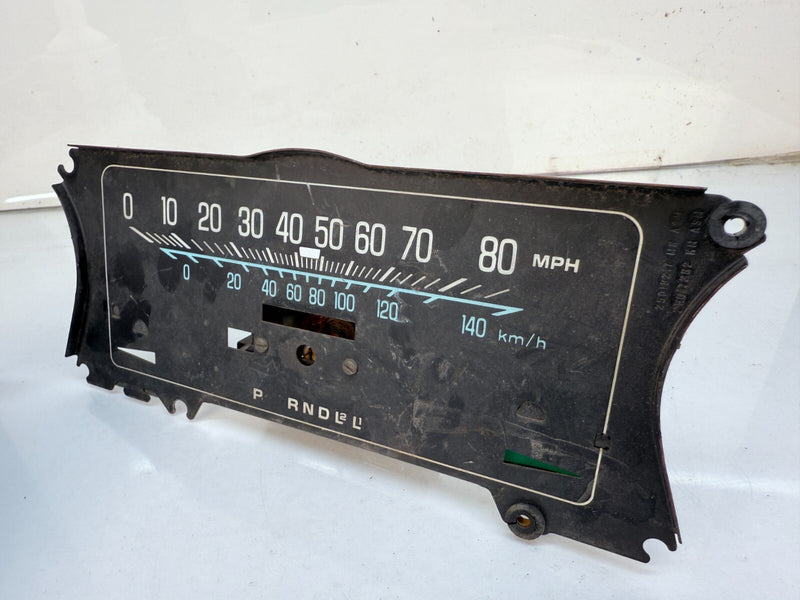 OEM GM 1978 1979 Chevy Impala Caprice Speedometer Cluster Plate 25018217 B62-11