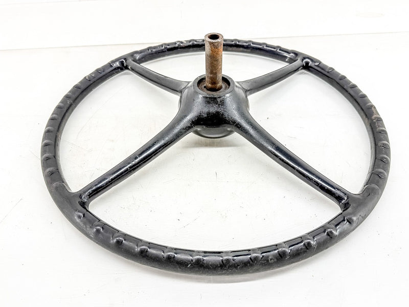 Vintage 1930 - 1931 FORD MODEL A 4 SPOKE STEERING WHEEL BLACK HOT ROD U3B-75