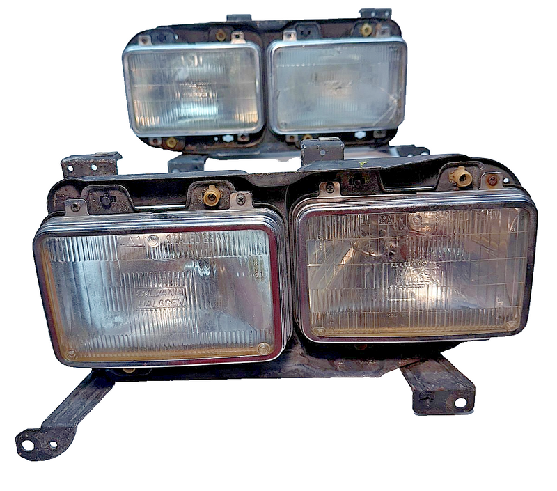 Vintage Original Audi Pair of Headlights head light Set C10-99