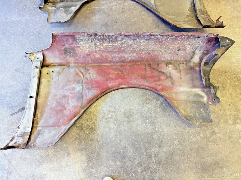 RARE Factory OEM 1963 - 1964 Ford Fairlane Front Fenders PAIR RH LH Fender 63 64