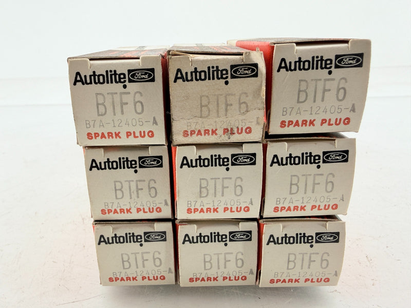 NOS 1957 FORD Thunderbird Spark Plugs FoMoCo Autolite BTF6 B7A-12405-A C66-50