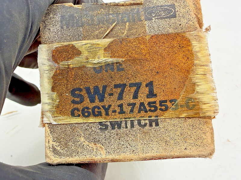 NOS 1966 MERCURY COMET W/O INTERMITTENT WINDSHIELD WIPER SWITCH C6GY17A553C C62