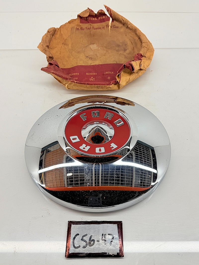 NOS 1955 Ford / Thunderbird Original Factory Hub Cap B5A-1130-D C56-47
