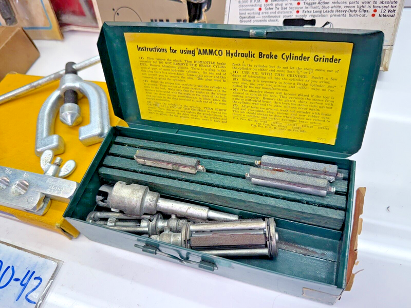 Vintage Automotive TOOL LOT AMMCO BLACKHAWK/ TUNEMASTER / OTC / NATION MACHINE