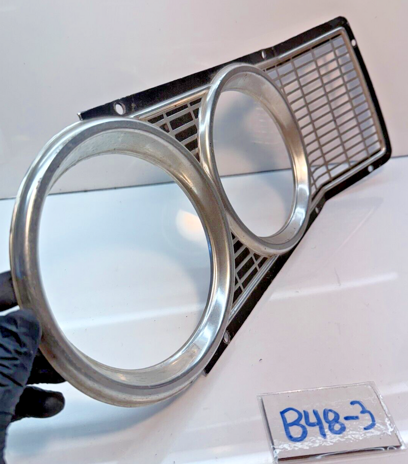 OEM Mopar 1966 Dodge Coronet 500 B Body Grill Headlight Bezel Left LH B48-3