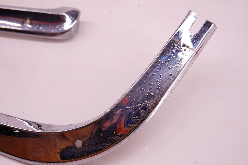 OEM 1965 1966 Ford Mustang Convertible Pair Chrome Top Boot Trim Molding S-111