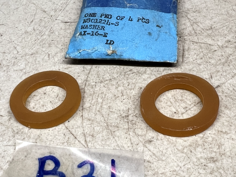 (2) NOS Ford Washer N801224-S B31-167