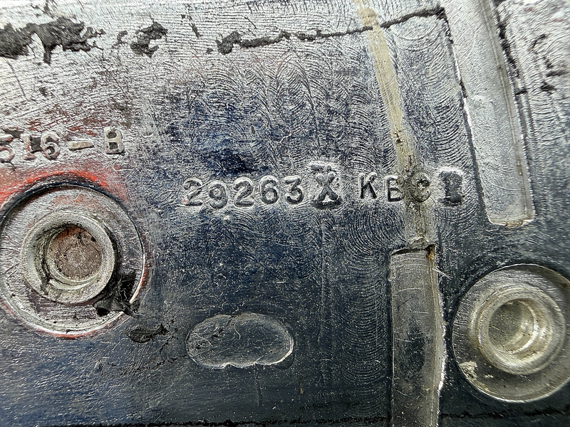 OEM 1970 Ford XL Luggage Compartment Door Lock Key Hole Cover D0AZ-6343514-A E9
